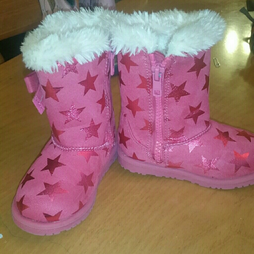 Okidokie size 7 toddler boots